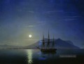Ivan Aivazovsky Segeln vor der Küste der Krim in der Mondnacht Seestücke aus